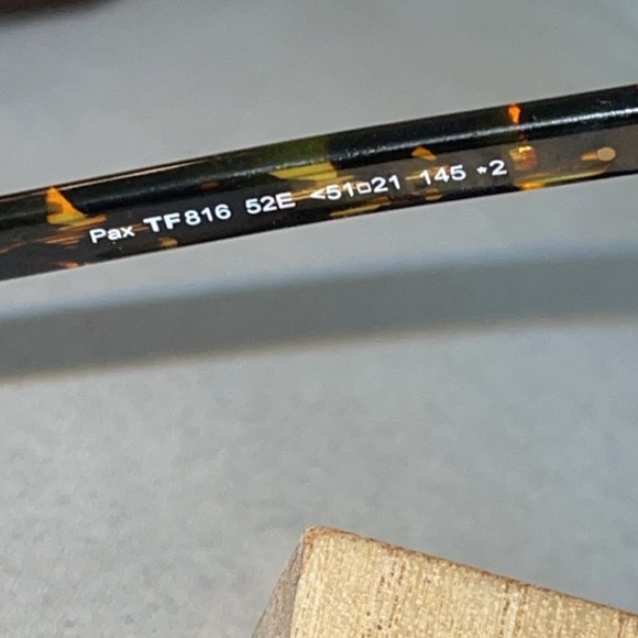 Men Sunglasses Tom Ford FT 0816 Pax 52E Shiny Dark Havana Brown Lenses AUTHENTIC - Picture 6 of 16